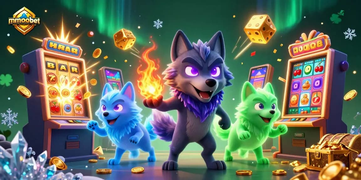 mmoobet showcases thrilling casino action featuring ghostly wolves and jackpot explosions
