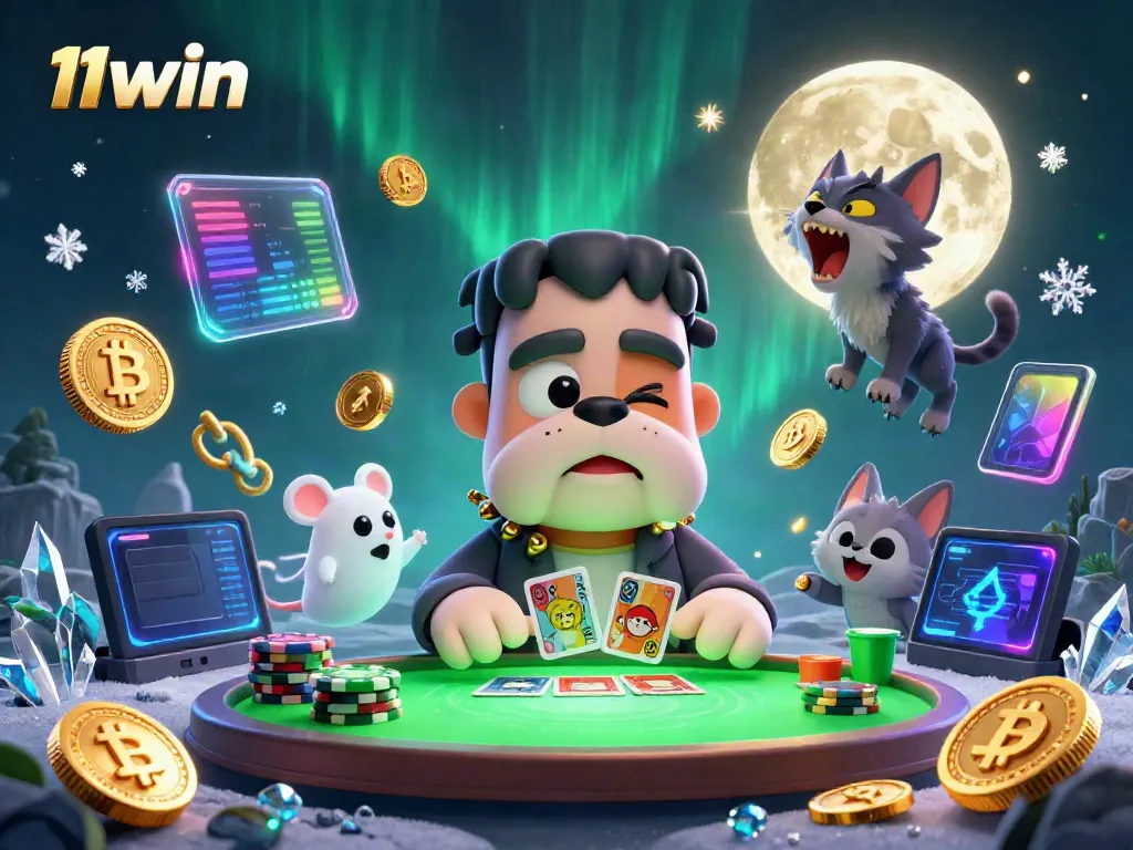 Engage in thrilling 11win games with the ghostly charm of a fun casino scene.