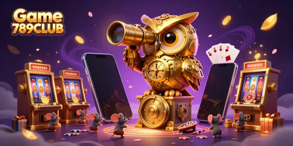 Experience Game 789CLUB's thrilling casino atmosphere with dynamic elements and engaging characters.