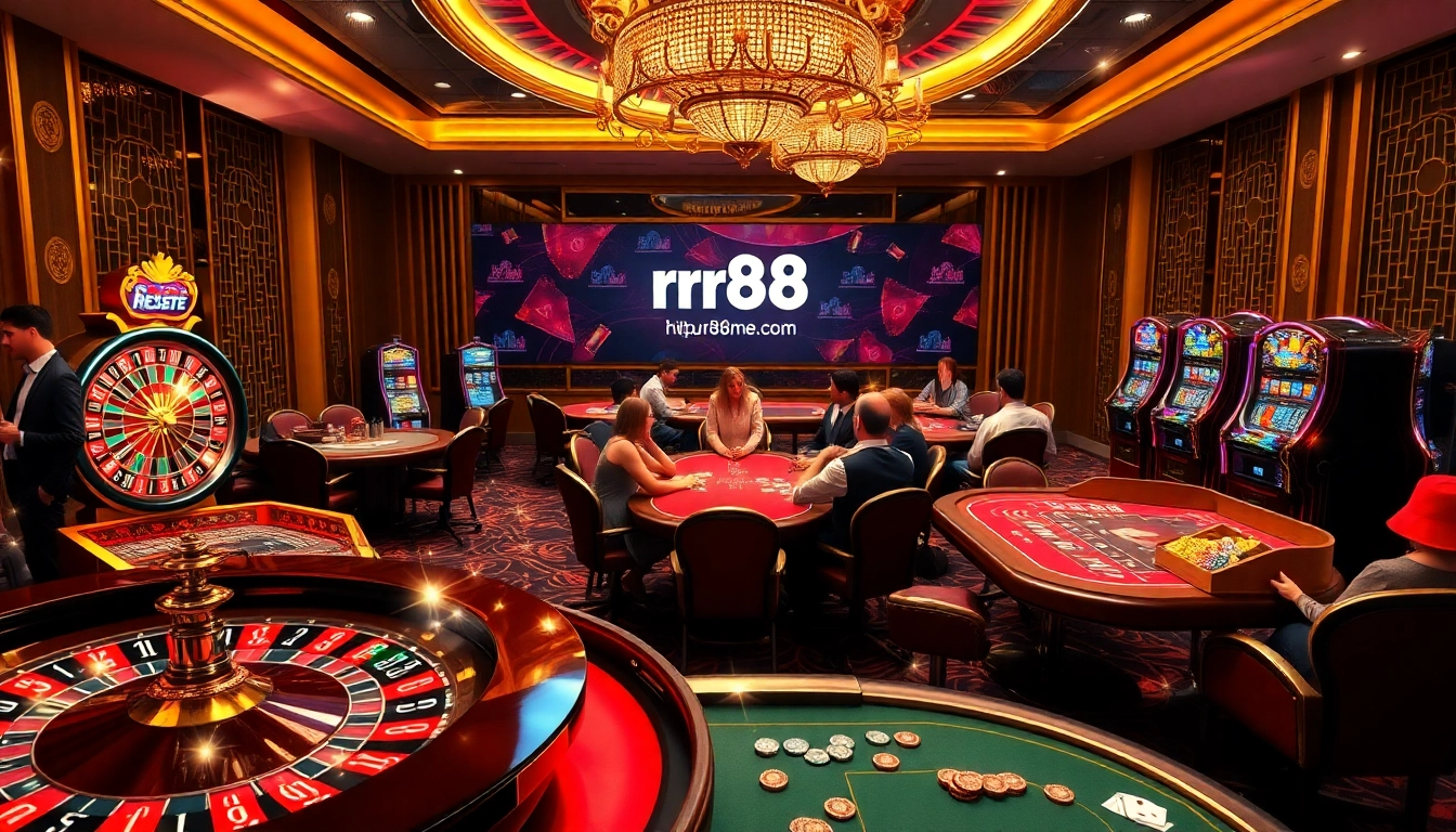 Experience the thrill of winning at RR88 with vibrant casino games and dynamic action in gambling.