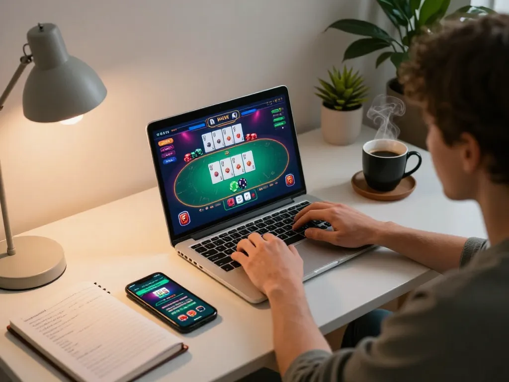 Experience online gaming at https://rr88c.mobi/ with poker action and cozy home atmosphere