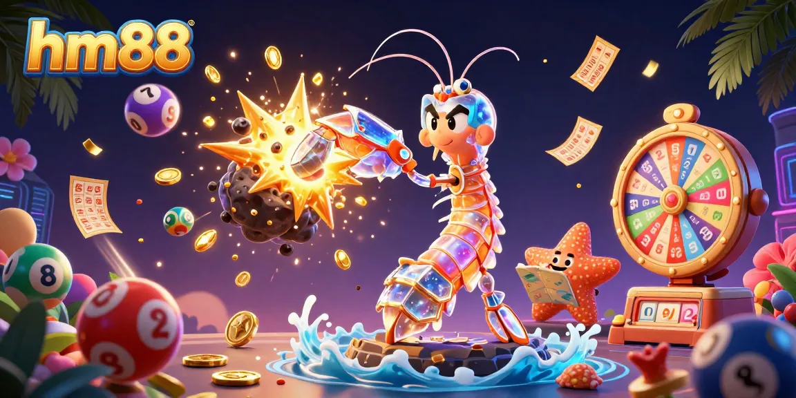 Engage with the exciting world of hm88 through vibrant casino-themed galactic illustration