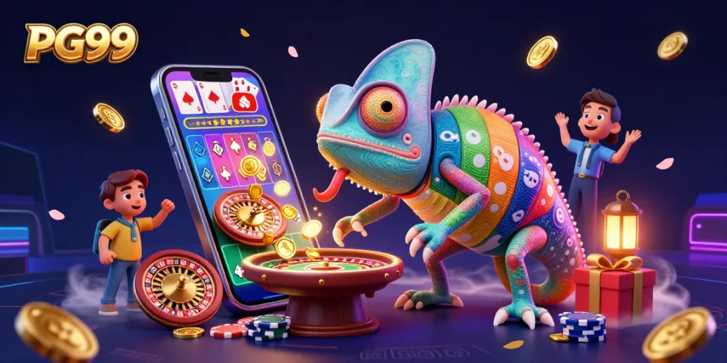 Experience the thrilling games of PG99, featuring vibrant slot action and dynamic casino elements.